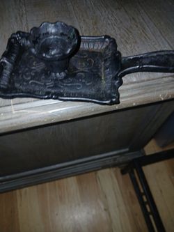 Vintage Cast Iron candle holder