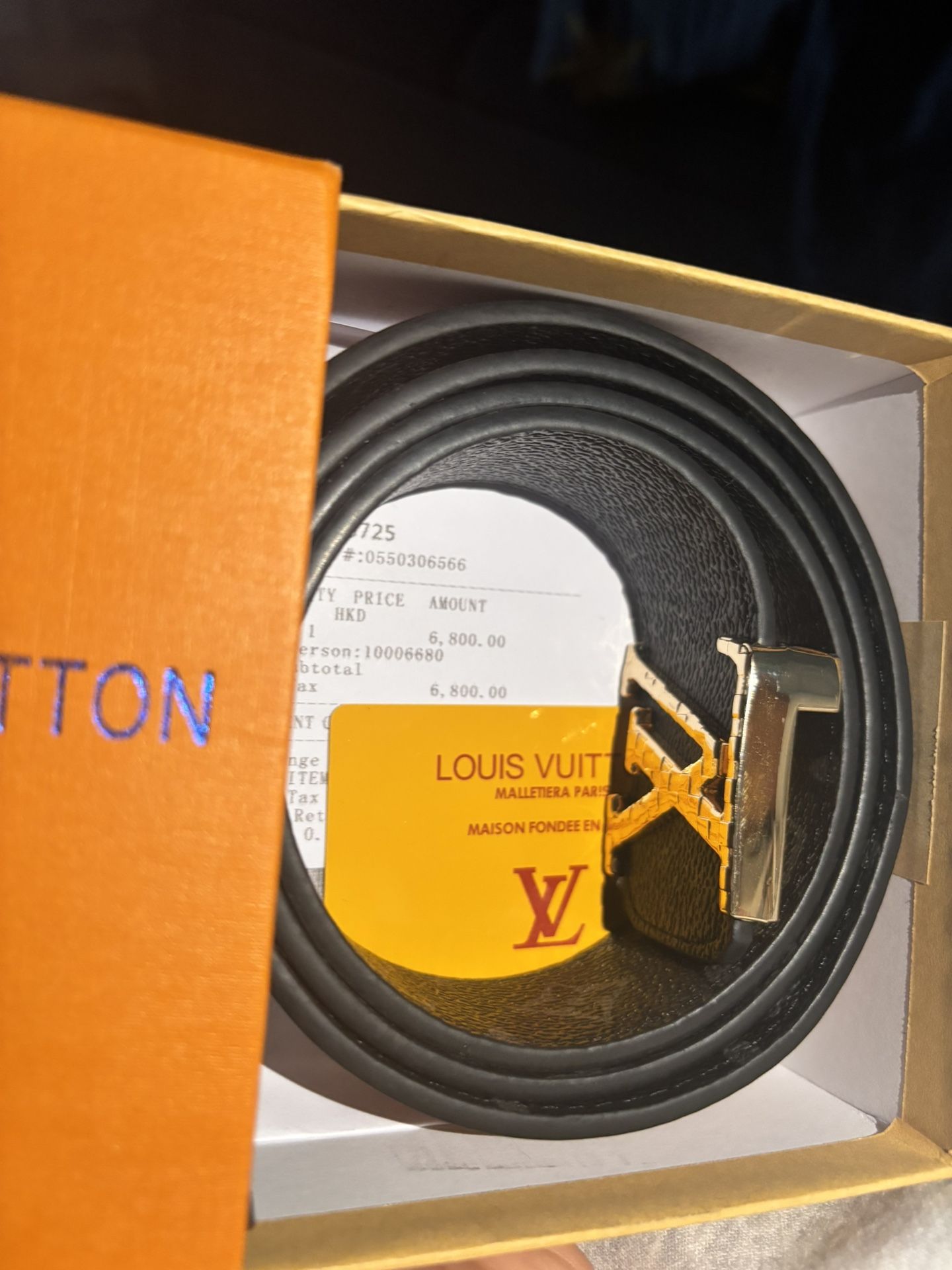 Brand new Louis Vuitton men’s belt