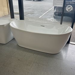 Bathtubs New Alcove , Freestanding, Solid Surface