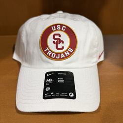 New Nike USC Trojans White adjustable Cap Hat