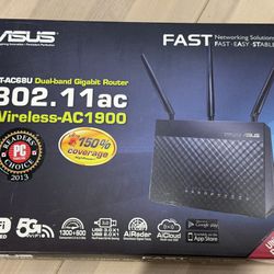 Asus RT-AC68U Dual-Band Wireless-AC1900 Gigabit Router