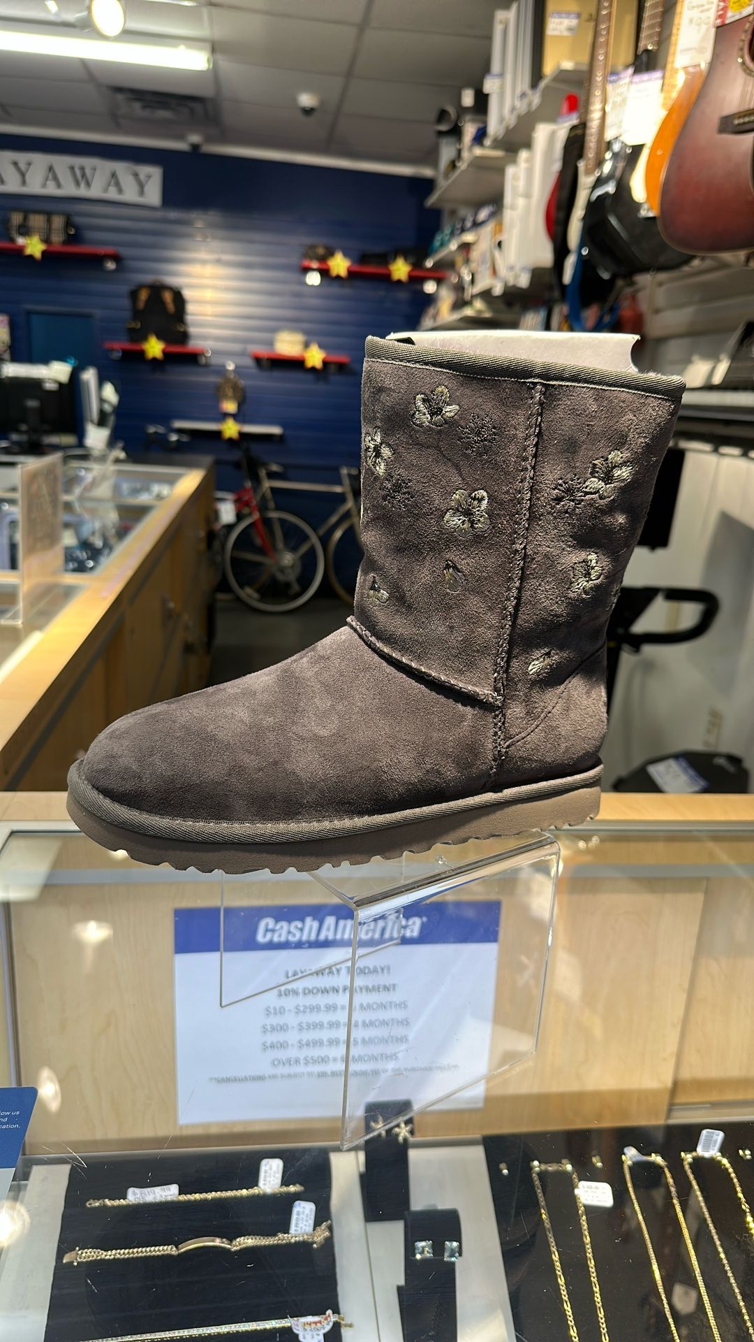 Ugg Boots With Cherry Blossoms