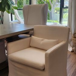 Restoration Hardware Dining Chairs (Rolling)