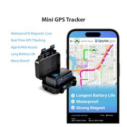 Spytec Mini GPS Tracker – Real-Time Vehicle Tracking, Magnetic, Weatherproof, 
Long Battery 