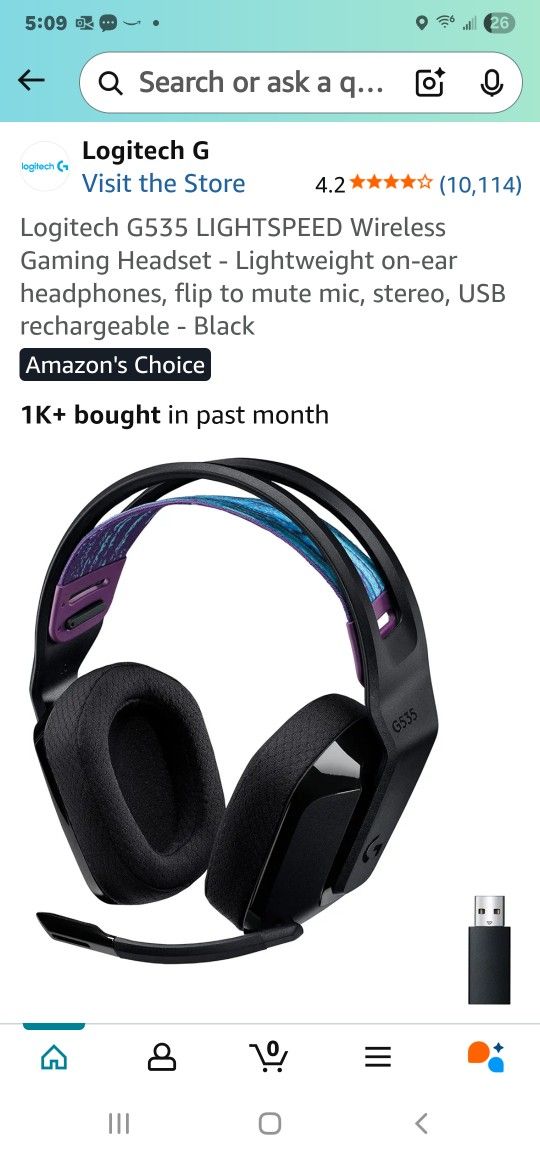 LOGITECH G GAMING HEADSET