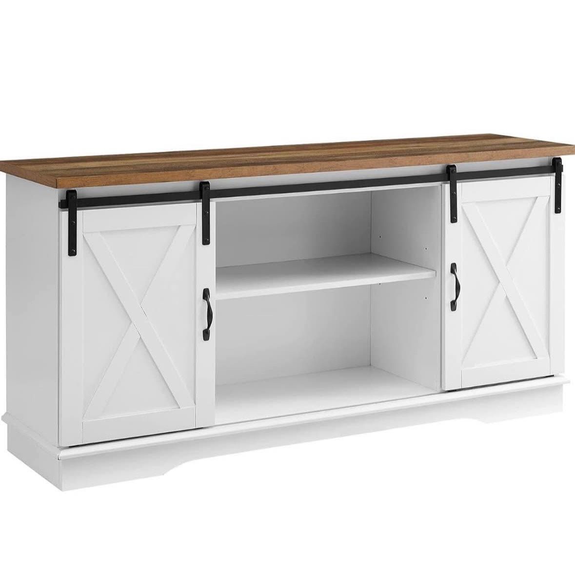 Modern farmhouse TV STAND/CABINET
