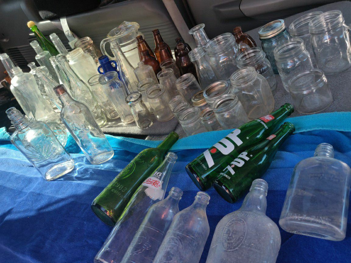 Antique Glass Bottles