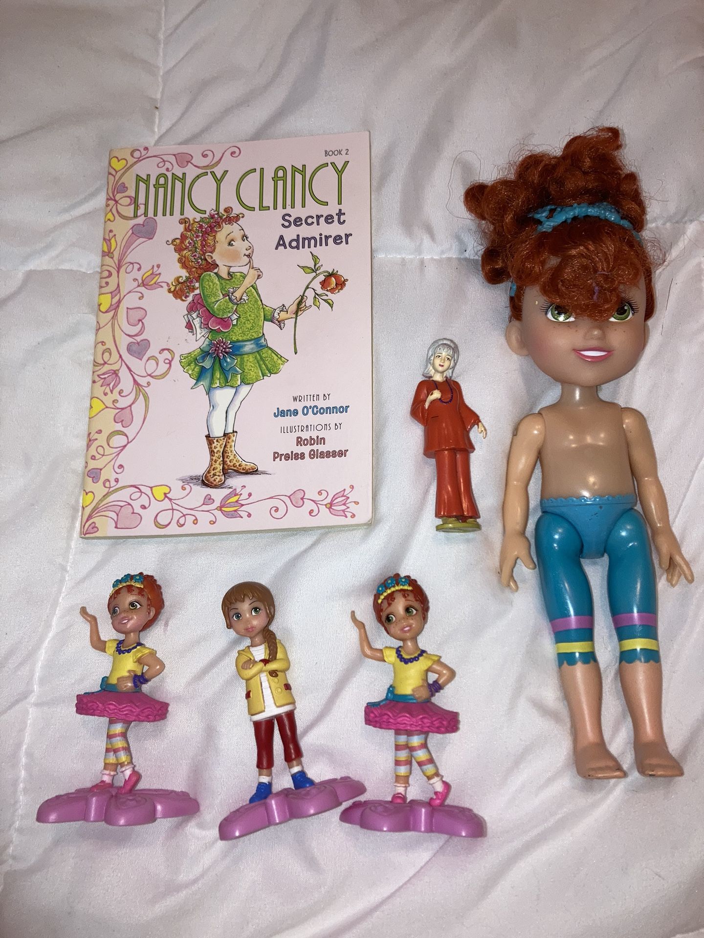 Fancy Nancy Clancy Doll, Book & Action Figures