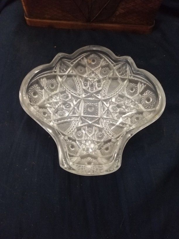 Candy Dish Antique Cut Glass