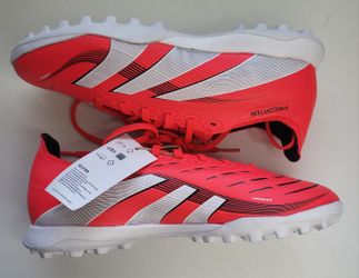 Adidas Predator League Tf Unisex Red Soccor Cleats Mens 7 
