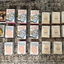 Authentic POP MART POP NOW- Labubu Big into Energy, Have A Seat, Exciting Macaron, Crying Again, & Crybaby.