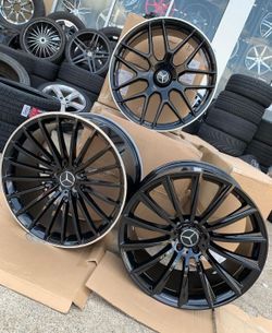 Mercedes Factory Style 19 & 20"  inch Staggered Rims Tires 5x112 19x8.5 19x9.5 Finance Available