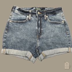 Wild Fable Denim Shorts | Mid Rise Cuffed Jean Shorts Blue Wash | Size 2 / 26R