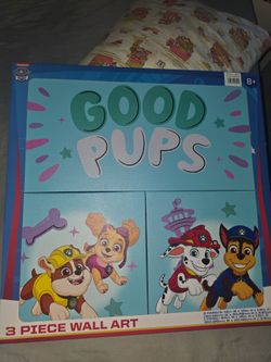 Paw patrol kids canvas
