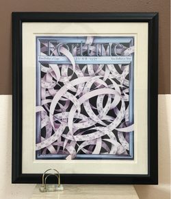 Rare Huge Vintage FORTUNE Magazine Lithograph Art - June 1937 ‘Ticker Tape’ by Antonio Petruccelli