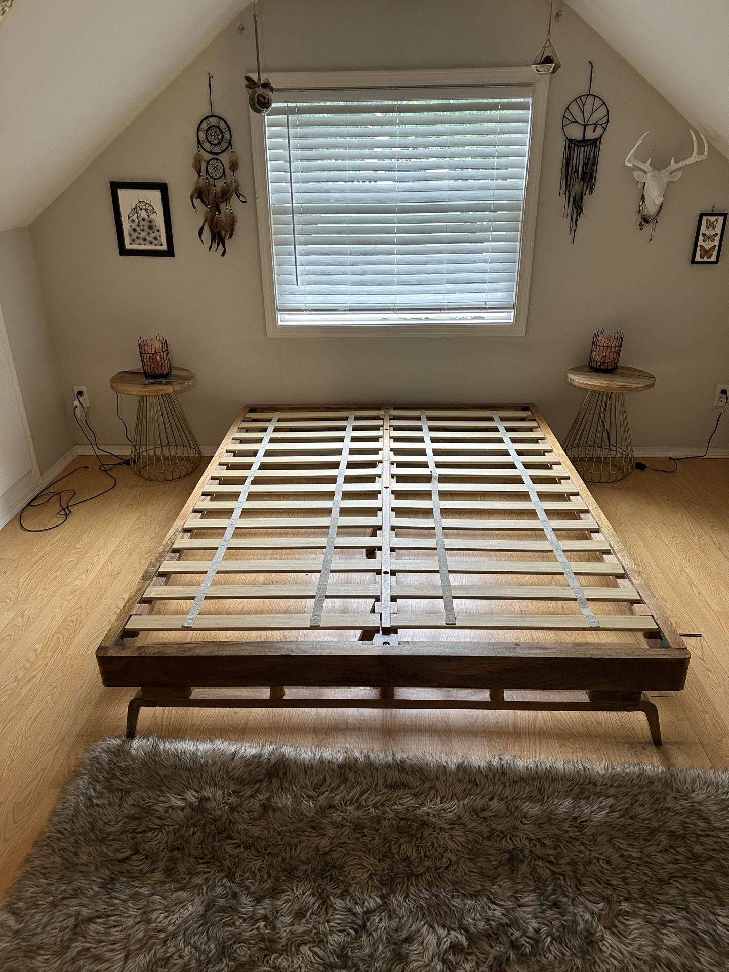 Home Depot Wooden Bed frame - Broken