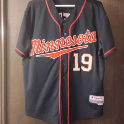 Minnesota Twins Danny Valencia #19 Majestic Authentic Collection Jersey Size 48