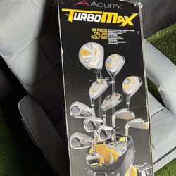 Brand New Never Used Acuity Turbo Max Golf Set 165