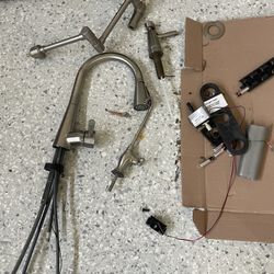 Stainless Kitchen Faucet And Accessories