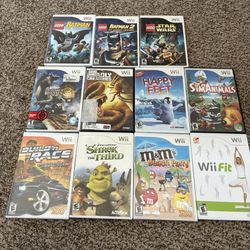 Various Games For The Wii
