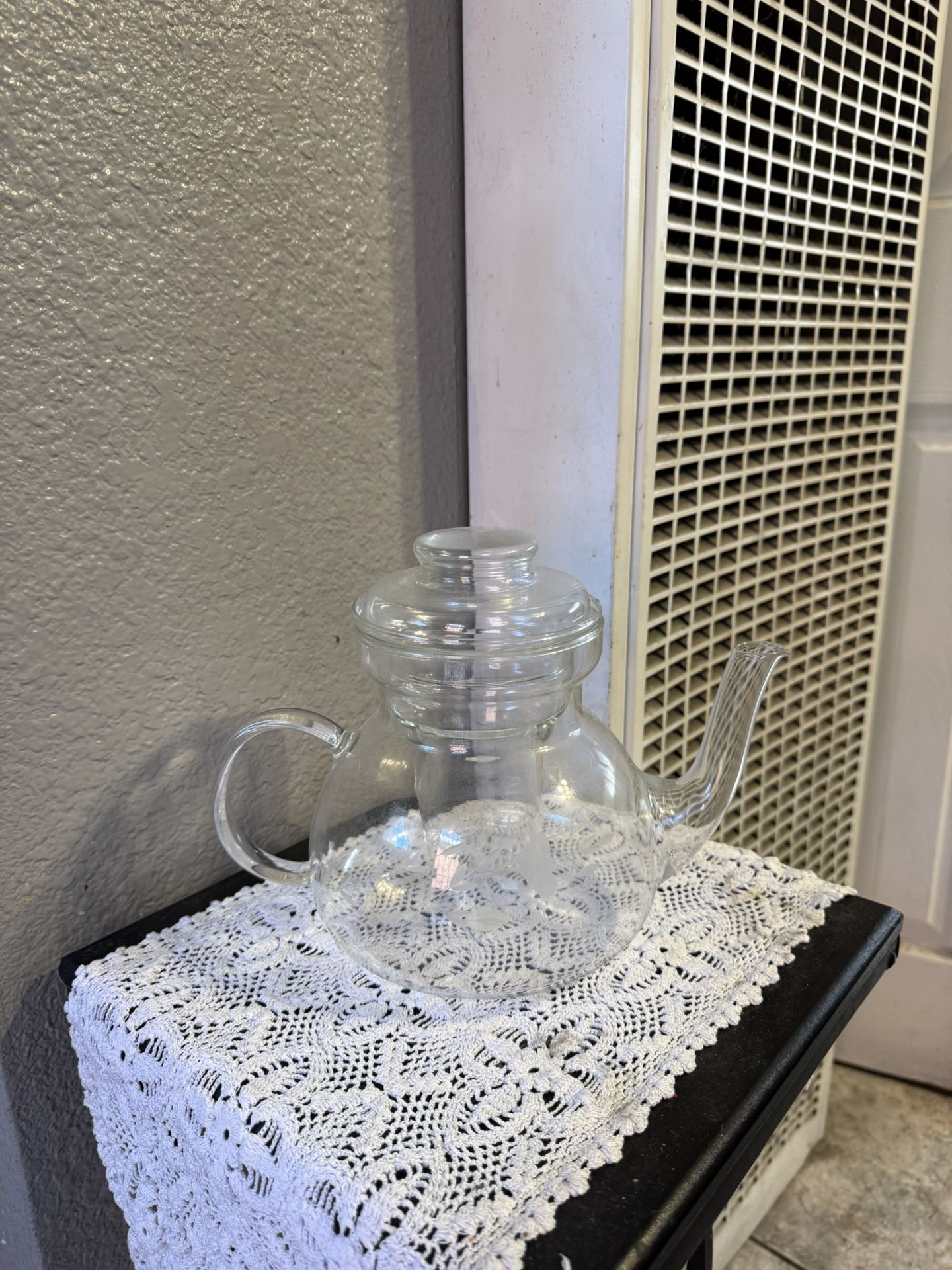 Princess House Tetera Heritage De Crystal Con Filtro.