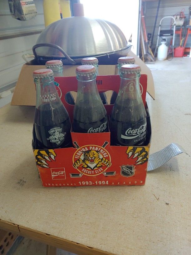 FLORIDA PANTHERS INAUGURAL1(contact info removed) COCA COLA CLASSIC 6-PACK