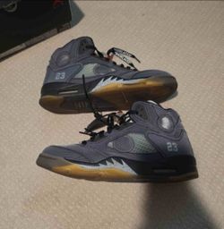 Off-White x Air Jordan 5 Muslin Nike