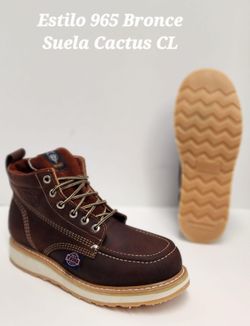 Botas De Piel De México Cómodas Para Trabajar