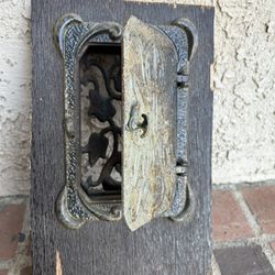 An Antique Speakeasy Front Door