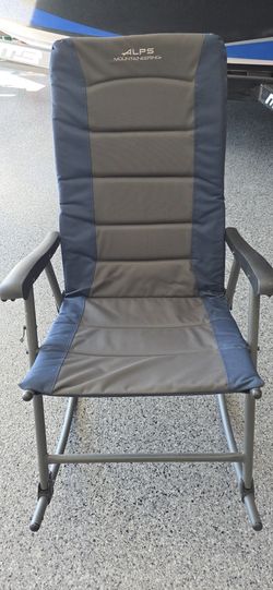 Alps Outdoor Canvas Folding Rocking Chair