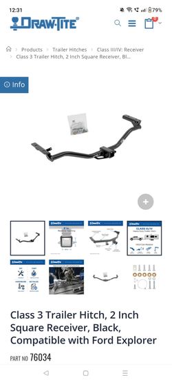 Draw-tite tow hitch receiver for  Ford Explorer