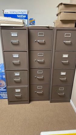File cabinets