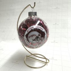 WSU Cougars Rose Bowl 1998 Ornament and Stand