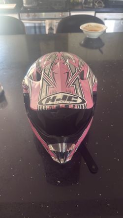 HJC youth M helmet  pink motorcycle off road dirt bike
