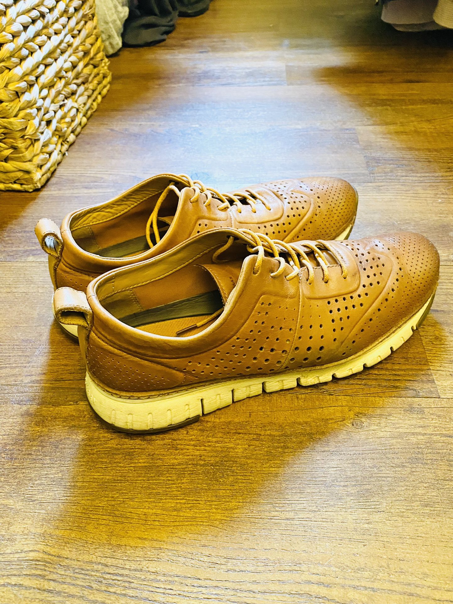 Cole Haan Zerogrand Leather Sneakers- Men's 10