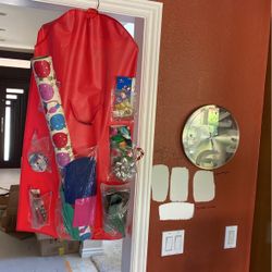 Hanging  Gift  Wrap  Organizer