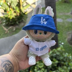 Labubu Dodgers Outfit Crocs