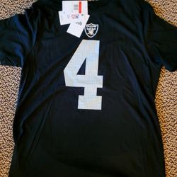 Brand New Men's Raiders Nike Carr Shirt