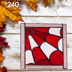 Stained Glass Spiderweb