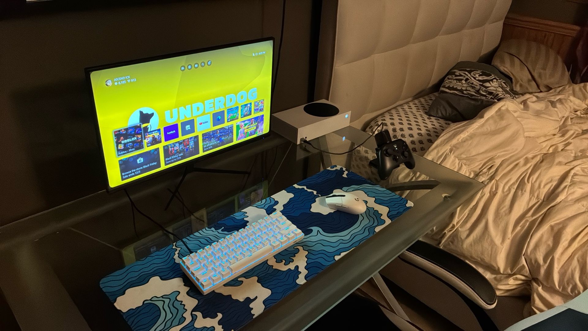 Xbox series S, 144hz Monitor, Keyboard,Mouse&mousepad