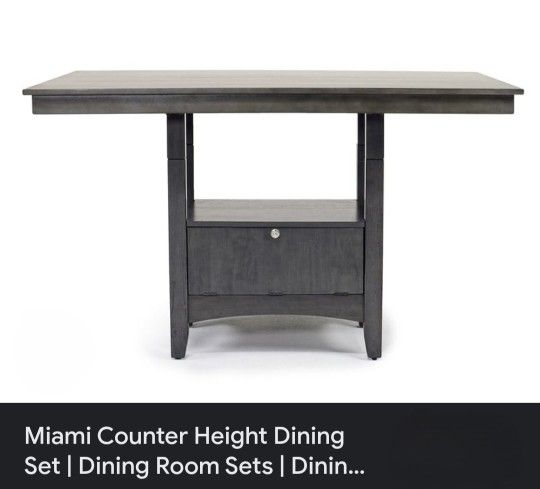 Bar Height Table and Chairs