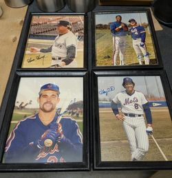 MLB Autographed Framed Portraits