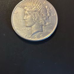 1923 S Silver Peace Dollar