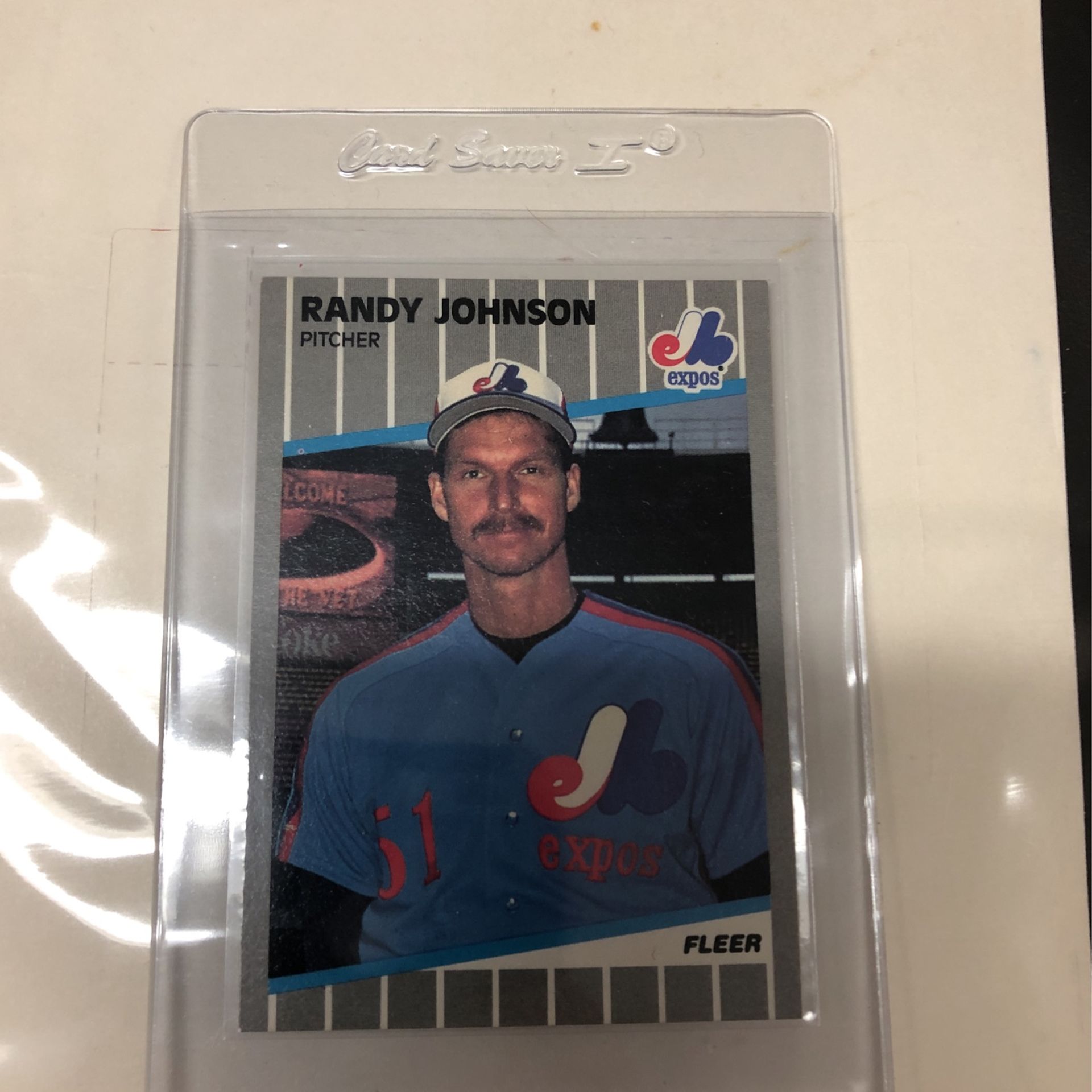 Randy Johnson Fleer 1989 Card