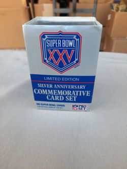 25th Anniversary NFL Super Bowl  Cards