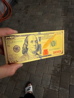 Gold Foil Bank Notes 24k