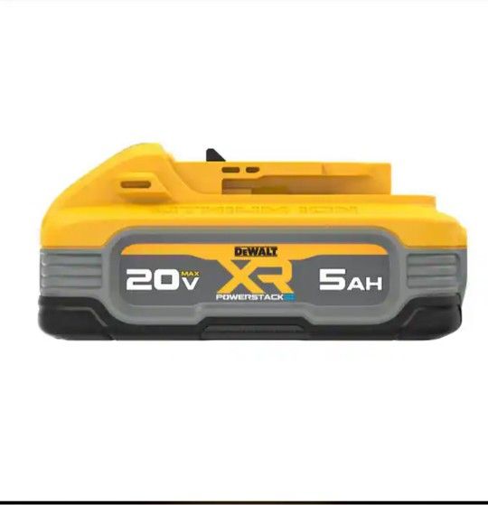 DEWALT
20V MAX XR POWERSTACK Lithium-Ion 5.0Ah Battery