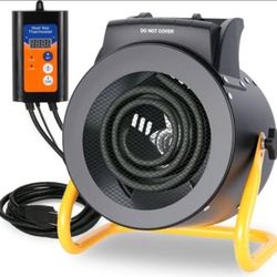 Heater w Digital Thermostat 1500W Grow Room Tent Green House Patio NEW