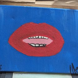 Lip Painting Art