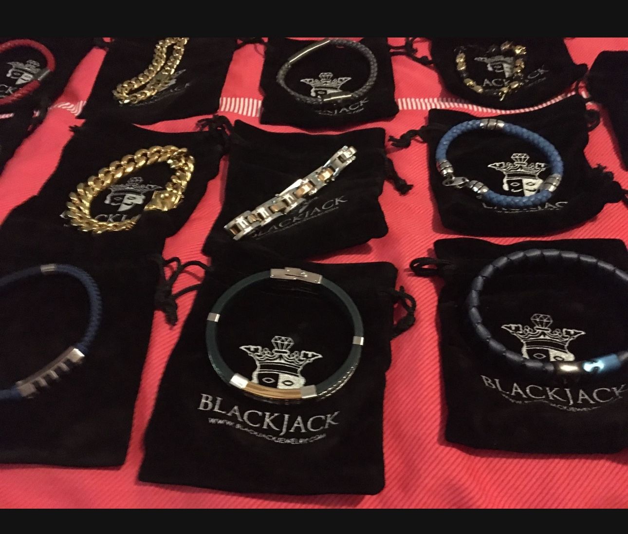 Black jack jewelry bracelets of all sorts brand new